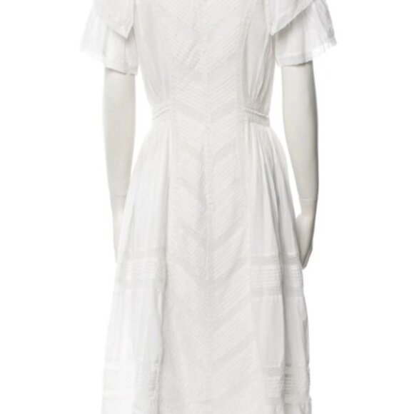 LoveShackFancy Square Neckline Midi Length Dress Size: S - Picture 2 of 4